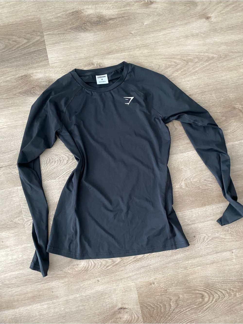 Gymshark Black Long Sleeve Training Tee